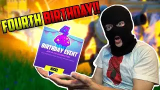 HAPPY FOURTH BIRTHDAY TO FORTNITE!! | Fortnite Battle Royale