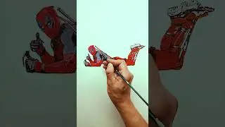Рисуем Дэдпула (Drawing Deadpool) #shorts