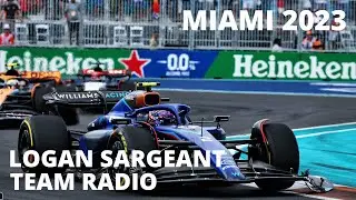 Logan Sargeant Miami GP 2023 - Full Length Team Radio