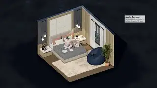 Fully package for of Bedroom Construction Phasing Animation