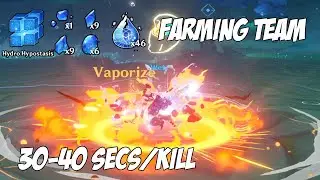 Fast farming team for Ayato materials - Genshin Impact