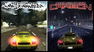 Gallardo Engine Sound Battle NFS Most Wanted VS NFS Carbon
