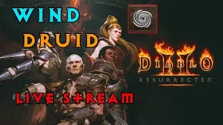 Wind Druid Chaos Sanctuary & Terror Zone Runs Controller Gameplay Diablo 2 Resurrected