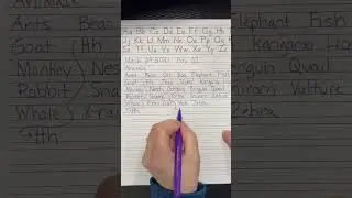 Day 11 Handwriting Challenge