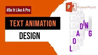 Text Animation Design | This is how you create Text Animation Designs like a Pro!