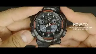 HOW TO set daylight savings time DST on a G-Shock watch