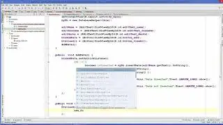 Android SQLite Database Tutorial 4 # Show SQLite Database table Values using Android