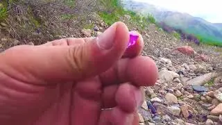Редкий камень фиолетовый Рубин 2