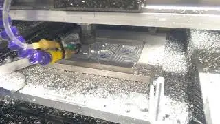 UniCNC Adaptive milling - aluminium test