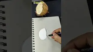 💥🤯 Ungalala itha varayamudiyuma part -16 ❤️💗 coconut 🥥 3d drawing #ameerartist #trending #shorts