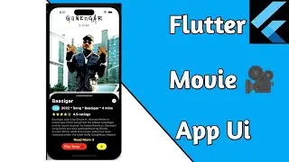 Movie Streaming App UI Design Flutter | Flutter UI Design Series By Vivek Lodh