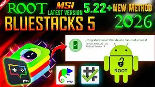 How to Root BlueStacks 5 2026 (5.22+ version) How To Root BlueStacks 5 New method