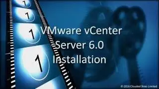 VMware vCenter Server 6.0 Install