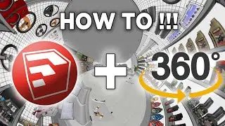 How to Make 360 VR Panorama Sketchup Tutorial