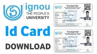 How to Download IGNOU id Card | IGNOU ka id card download kaise kare | Download Ignou id card