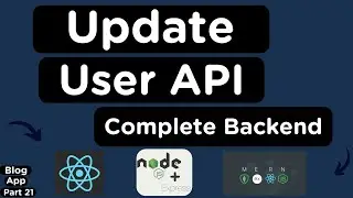 Create Complete Updating User Functionality using Node.js with Express