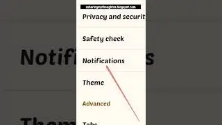 How To Turn Off Notification In Chrome | Disable Chrome Notifications #shorts