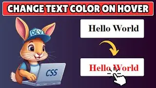 How to Change Text Color on Hover in CSS