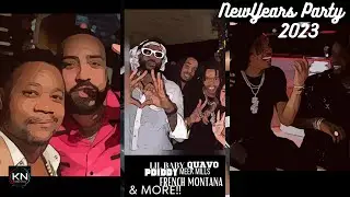 Lil Baby & Quavo Partying At New Years Yatch Party 🥳 FrenchMontana, Pdiddy, MeekMills & More ‼️