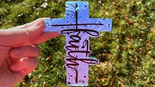 Natollie Faith Cross Cardstock Tutorials, Cricut Freshie Support, Beginning Freshie Tips, Decorating