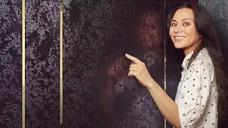 Ordinary Putty + Paint = Super Wall Decor for Pennies !!!! Decorative plaster with your own hands