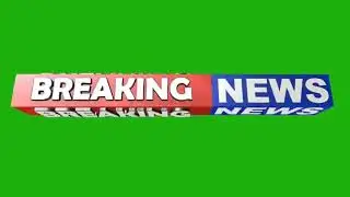 Breaking news green screen effects | Breaking news green screen No copyright 