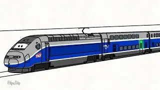 TGV Train Animation Test 1