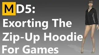 Exporting the hoodie - Marvelous Designer to UE4 [P4]