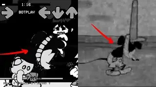 References in Sunday Night Part 3 | Mickey Mouse 3rd & 4th Phase FNF