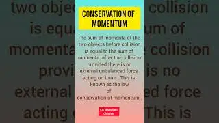 Conservation of momentum # physics #class9