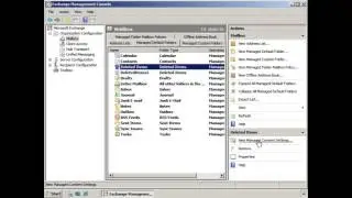 How to create a New Managed Default Folder and Add New Managed Content Settings in Exchange 2007