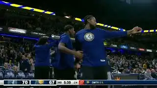 Myles Turner shocked the fans after this insane posterized dunk on Jaden McDaniels NBA 2022-2023