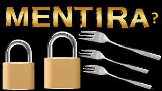 ¿SE PUEDE ABRIR UN CANDADO CON TENEDOR?//como abrir un candado sin llave y sin dañarlo, facil