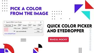Quick HTML color picker and eyedropper | Pick a color from the image