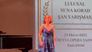 1.ULUSAL SUNA KORAD ŞAN YARIŞMASI /FİNAL KONSERİ/İSTANBUL OPERA DERNEĞİ/