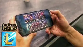 League of legends mobile testing - Hand cam