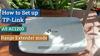 How to Set up Range extender mode for TP-Link Archer A5 AC1200 dual band wi-fi router (Tagalog)