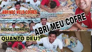 ABRI MEU COFRINHO | QUANTO DEU?🤔💸💰