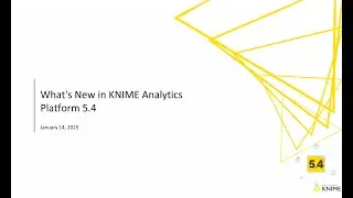 What's New in KNIME Analytics Platform 5.4