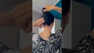 Быстрая прическа с крабиком #прически #бьюти #укладкаволос