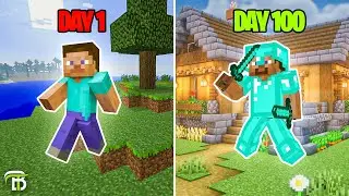 Surviving 100 Days in Hardcore Minecraft