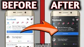 Enable DARK MODE on Facebook & Facebook Lite app!!! || IamAmit