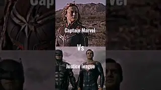 Captain marvel VS Justice league | Marvel | DC 