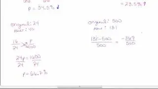Glencoe Algebra 1 - Chapter 2 _ Section 7 - Percent of Change