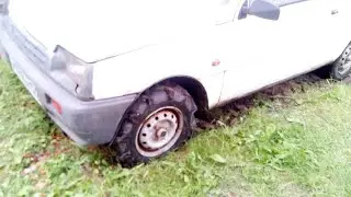 Ока на грязевой резине Кама 421