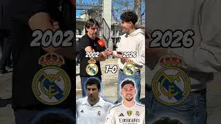 Real Madrid 2002 vs Real Madrid 2026 with Morientes 👀😱