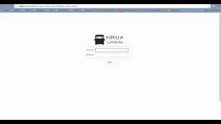 ninja not logging in