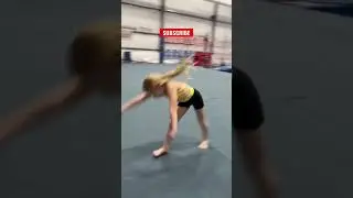 Gymnastics Warm Up Time 😃 #shorts #tumbling #gymnast