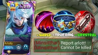 I FINALLY FOUND ARLOTT BEST BUILD FOR SUSTAIN AND DAMAGE! (Must try)