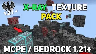 X-RAY Texture Pack For MCPE/Bedrock 1.21 🥷| X-Ray Mod For Minecraft Pe 1.21